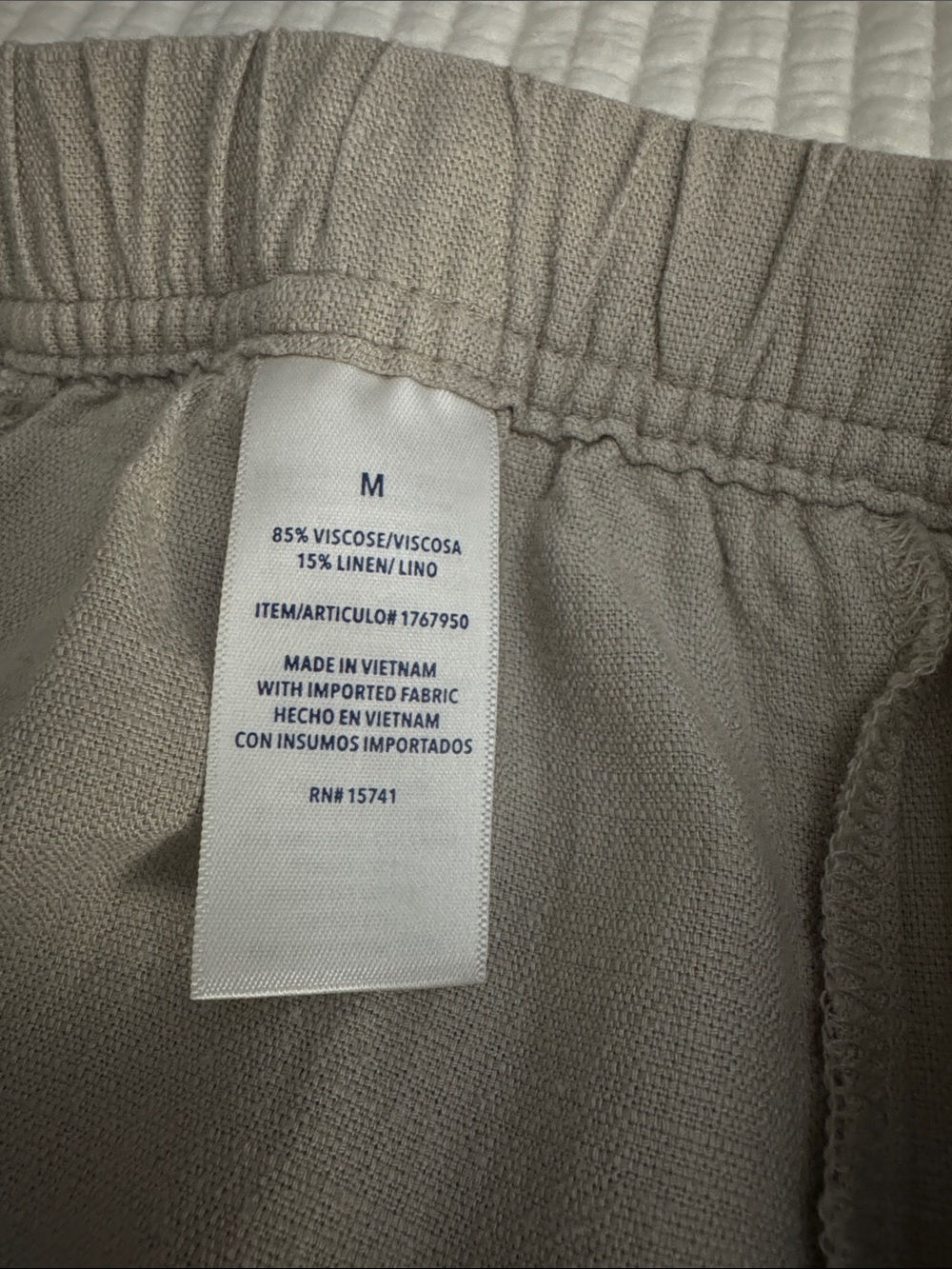 Everyday Wide-Leg Drawstring Pants - Taupe - Picture 4 of 4